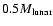 $0.5 M\ensuremath {_{\rm lunar}} $