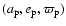 $(a_{\rm p},
e_{\rm p}, \varpi_{\rm p})$
