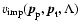 $v\ensuremath{_{\rm imp}} ({\vec p}_{\rm p},{\vec p}_{\rm t}, \Lambda)$