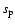 $s_{\rm p}$