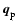 ${\vec q}_{\rm p}$