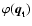 $\varphi({\vec q}_{\rm t})$