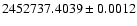 $2452737.4039\pm0.0012$