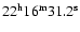$22^{\rm h}16^{\rm m}31.2^{\rm s}$