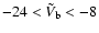 $-24<\tilde{V}_{\rm b}<-8$