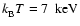 $k_{\rm B}^{}T = 7~{\rm~keV}$