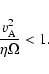 \begin{displaymath}\frac{v_{\rm A}^2}{\eta \Omega} < 1.
\end{displaymath}