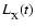 $L_{\rm X}^{}(t)$