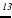 $^{\mathit{13}}\!$
