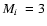 $\mbox{$M_i$ }= 3$