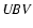 $U\!B{}V$