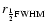 $r_{\frac{1}{2}\rm {FWHM}}$