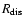 $R_{\rm dis}$