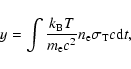 \begin{displaymath}y=\int \frac{k_{\rm B} T}{m_{\rm e} c^2} n_{\rm e} \sigma_{\rm T} c {\rm d} t,
\end{displaymath}