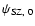 $\psi_{{\rm SZ},~0}$