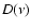 $D(\nu)$