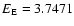 $E_{\rm E}=3.7471$