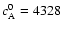$c_{\rm A}^0=4328$