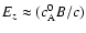 $E_z\approx(c_{\rm A}^0 B/c)$
