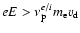 $eE>\nu_{\rm p}^{e/i}m_{\rm e}v_{\rm d}$