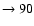 $ \rightarrow 90$