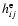 $h_{ij}^{{\rm e}}$