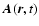 $\vec{A}(\vec{r}, t)$