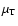 $\mu_{\rm T}$