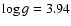 $\log g=3.94$