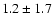 $1.2\pm1.7$