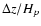 $\Delta z/H_p$