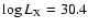 $\log L_{\rm X}=30.4$