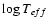 $\log T_{eff}$