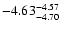 $ \rm -4.63_{ -4.70}^{ -4.57}$