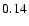 $ \rm0.14_{ }^{ }$