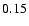 $ \rm0.15_{ }^{ }$