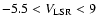 $-5.5<V_{\rm LSR}<9$