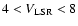 $4<V_{\rm LSR}<8$