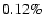$0.12\%$
