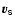 $\vec{v}_{\sf s}$