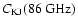 $C_{\rm {KJ}}(\rm {86~GHz})$
