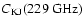 $C_{\rm {KJ}}(\rm {229~GHz})$