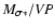 $M_{{\sigma *}}/{\it VP}$