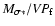 $M_{\sigma *}/{\it VP}_{\rm f}$