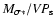 $M_{\sigma *}/{\it VP}_{\rm s}$
