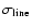 $\sigma _{\rm line}$