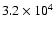 $3.2\times10^4$