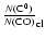$\frac{N(\rm {C^0})}{N(\rm {CO})}_{\rm cl}$