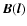 $\vec{B}(\vec{l})$