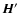 $\vec{H}'$